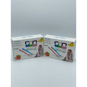 Ado-Glo Baby Food Mesh Feeder & Baby Feeding Spoons Bundle Pack